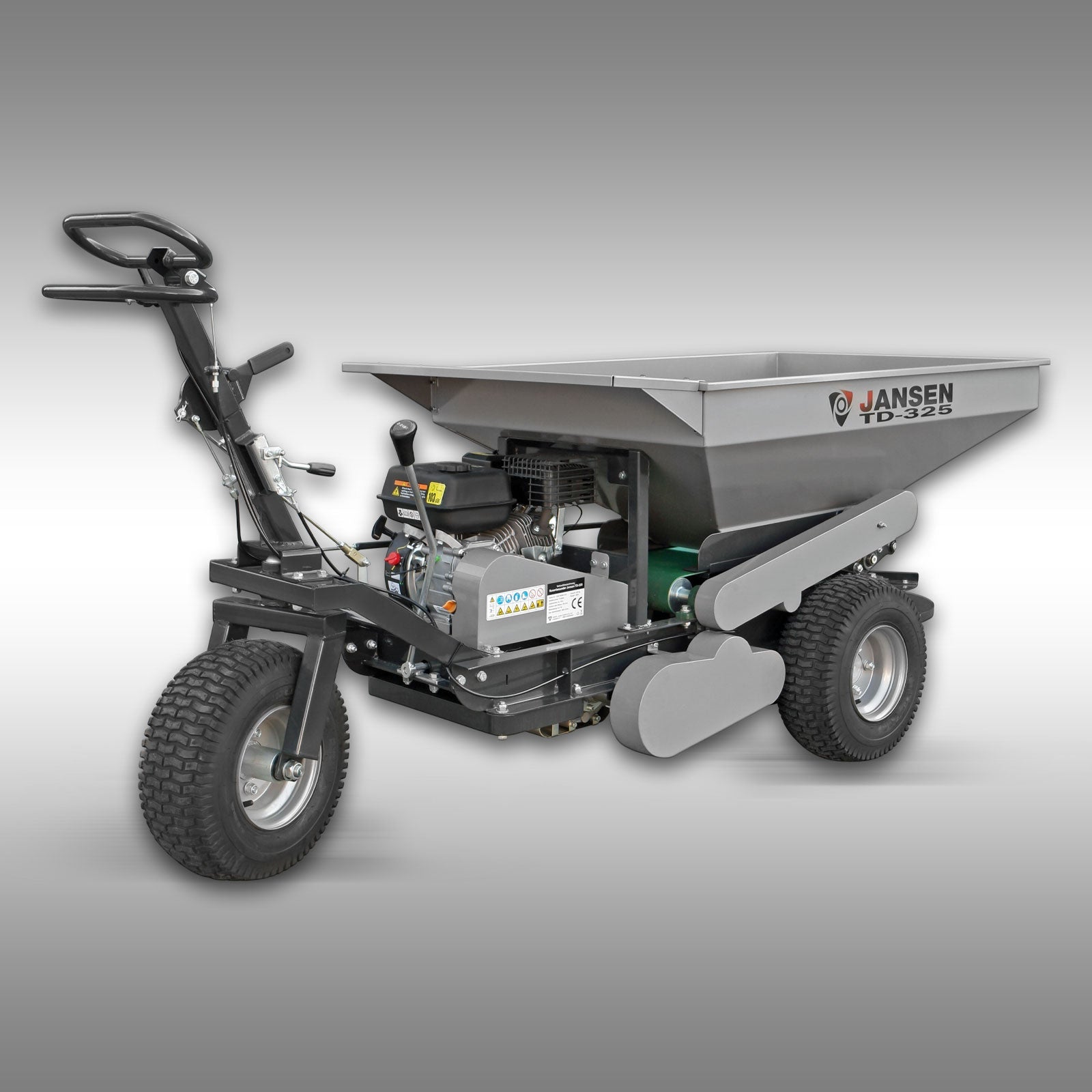 Épandeur de sable Topdresser Jansen TD-325. Précision et efficacité pour l'entretien de votre gazon. Ma Maisons