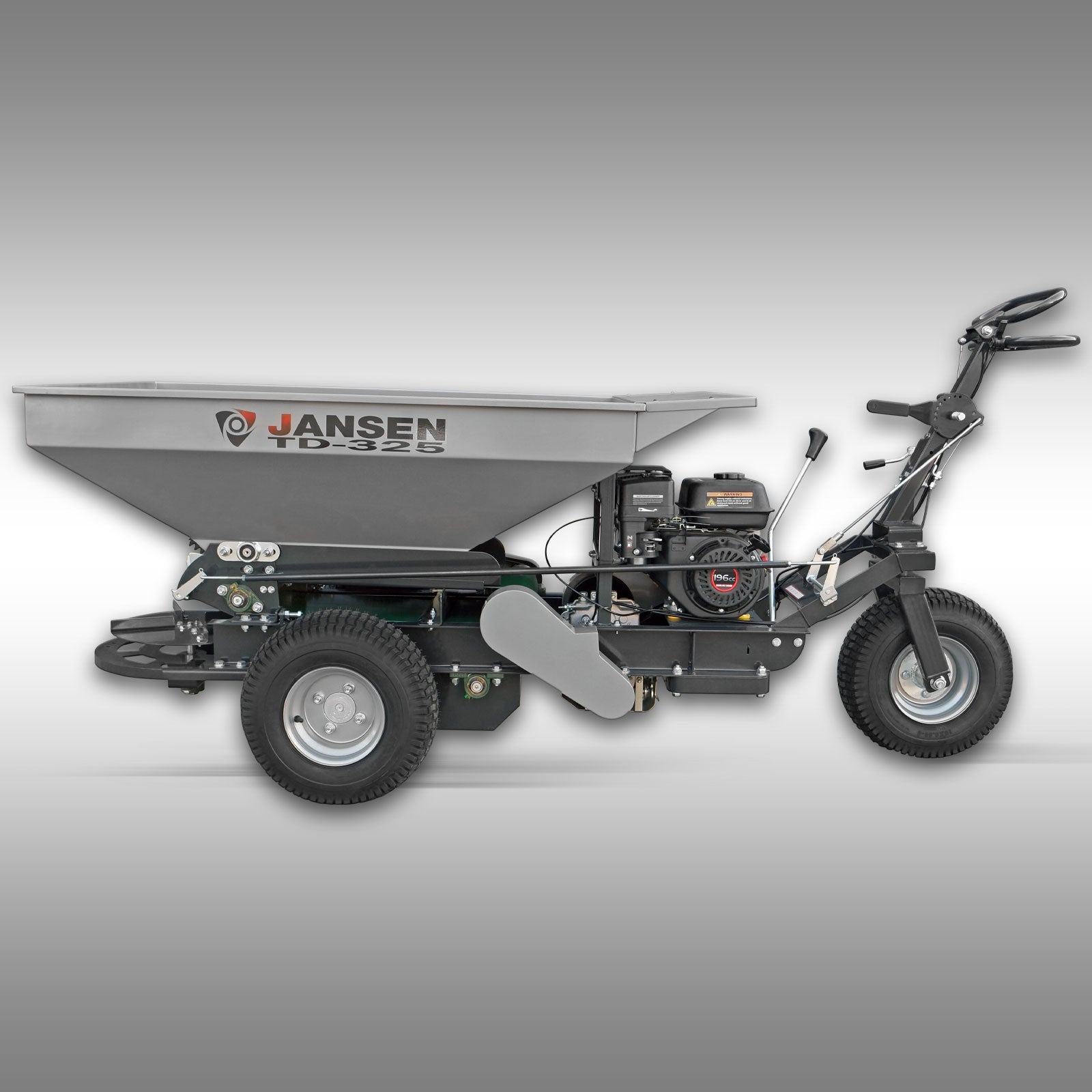 Épandeur de sable Topdresser Jansen TD-325. Précision et efficacité pour l'entretien de votre gazon. Ma Maisons