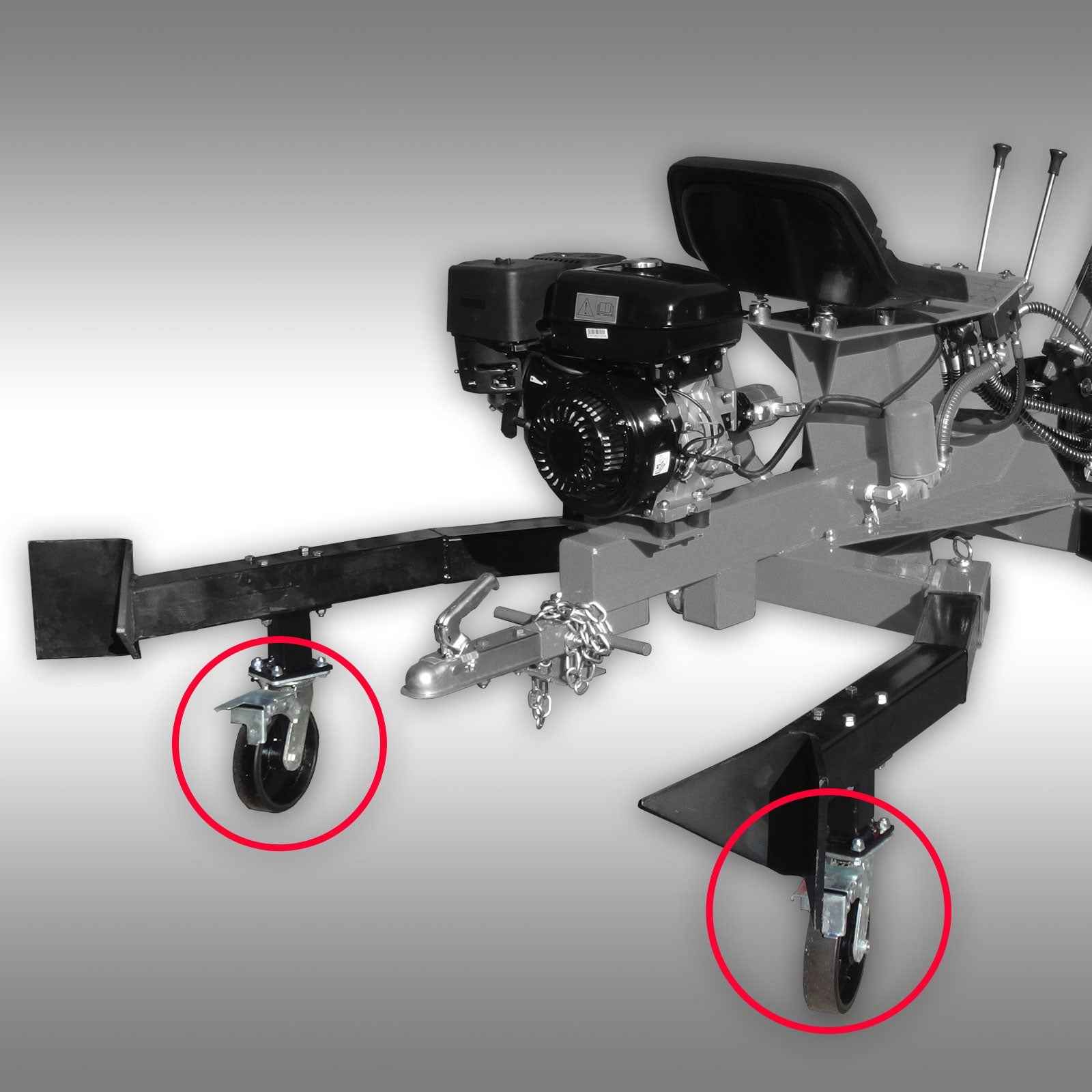 Roues de transport pour mini-pelle Jansen MB-360